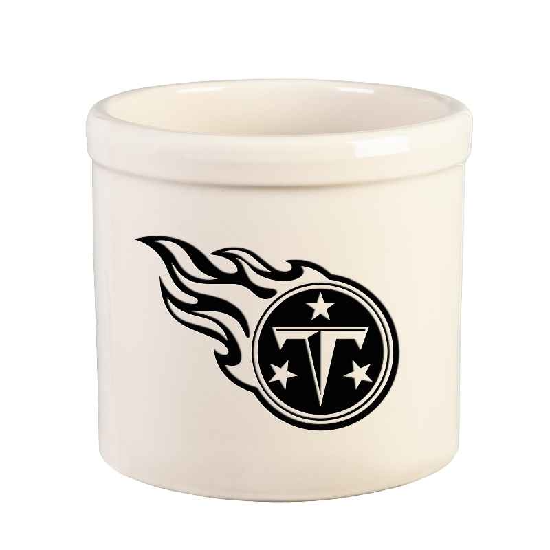 NFL Team Logo Stoneware Crock - Tennessee Titans